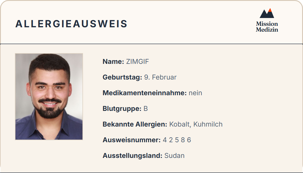 Allergieausweis