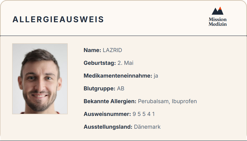 Allergieausweis