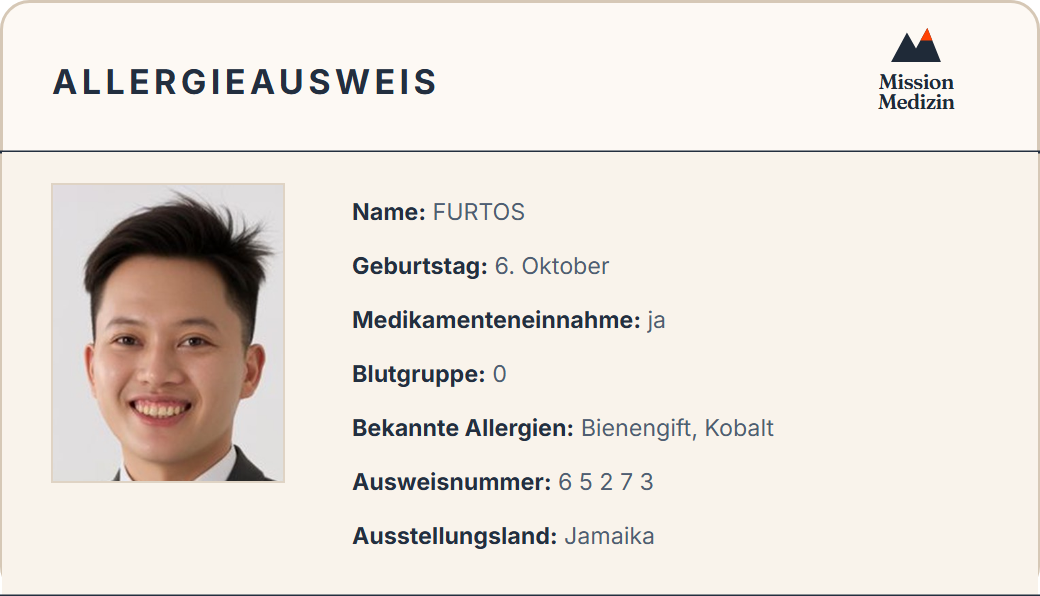 Allergieausweis