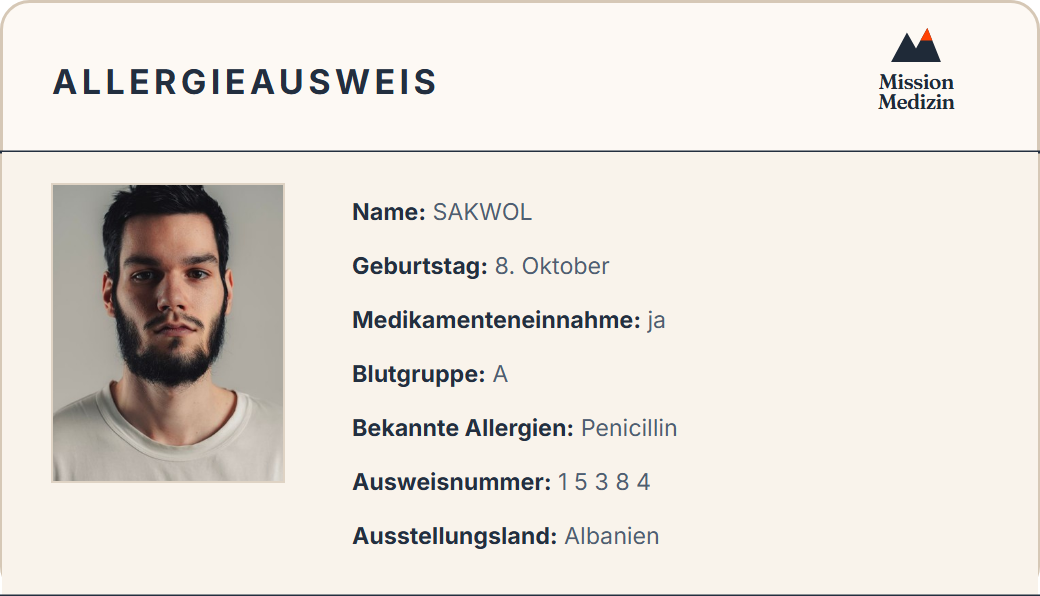 Allergieausweis