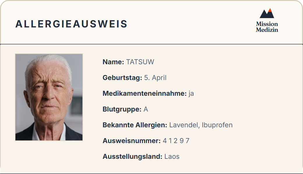 Allergieausweis