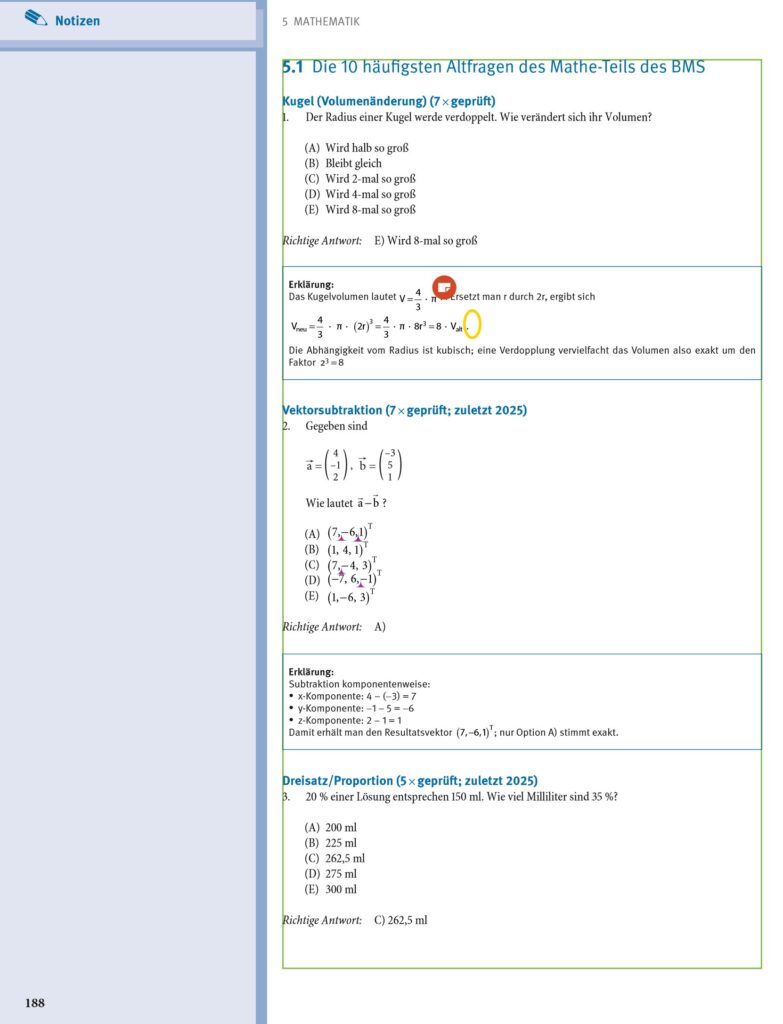 Seite aus Band 3 mit Mathematik-Aufgaben