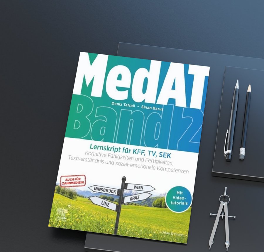 MedAT Band 2, Lernskript für KFF, TV und SEK