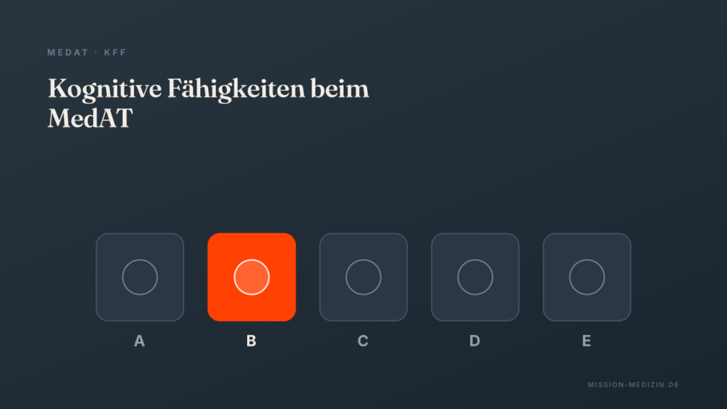 Kognitive Fähigkeiten beim MedAT